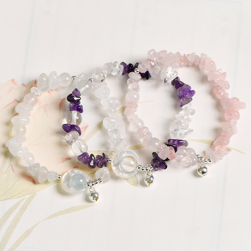 Moonlit Blossom Crystal Bracelet