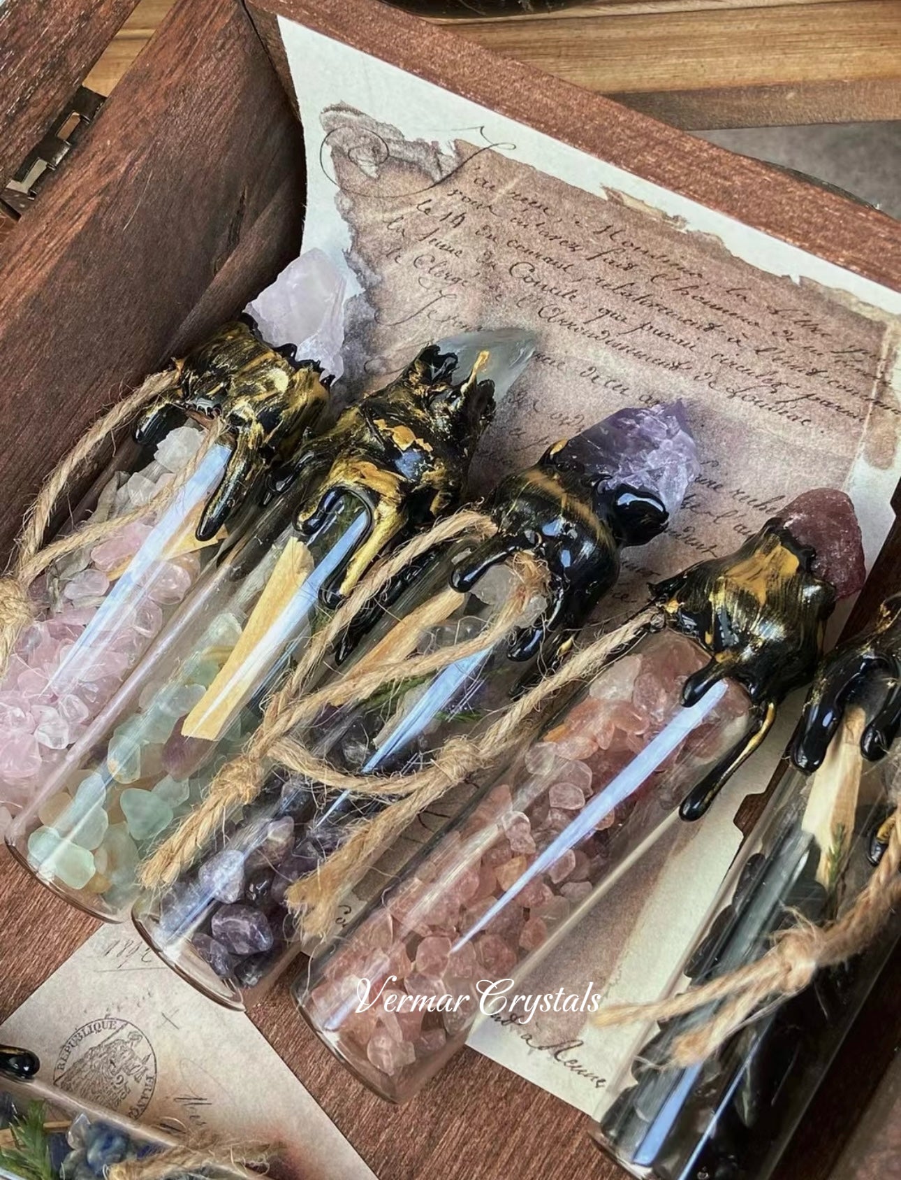 Crystal Intention Jars Collection | Love Healing, Emotional Renewal, Purification & Clarity Bottles