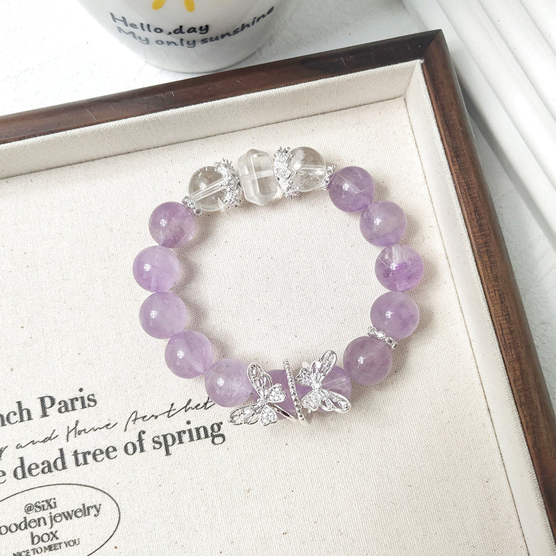 Lavender Amethyst Bracelet