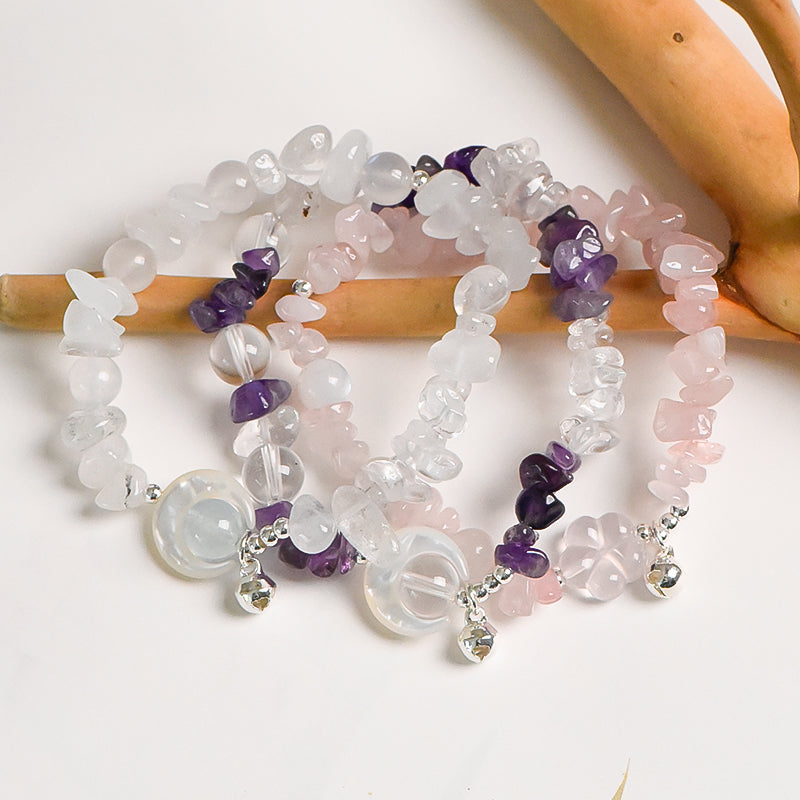 Moonlit Blossom Crystal Bracelet