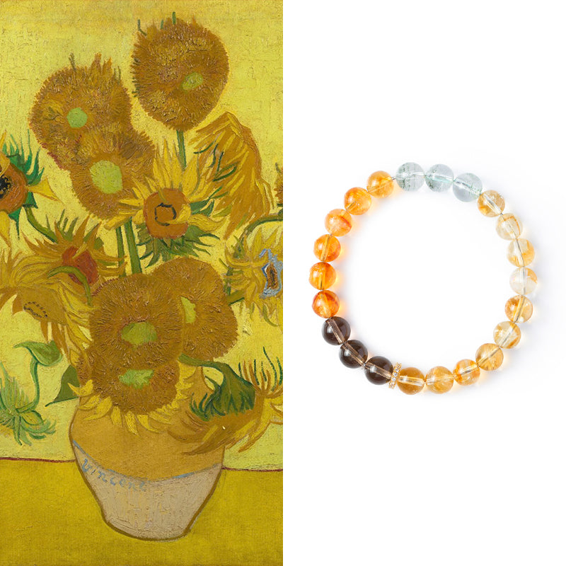 “Van Gogh’s Sunflowers” Bracelet