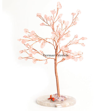 Rose Quartz Crystal Tree