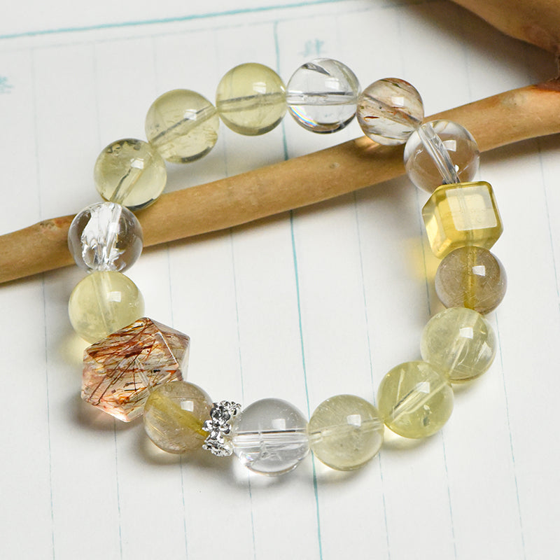 Citrine & Phantom Quartz “Inner Light” Bracelet