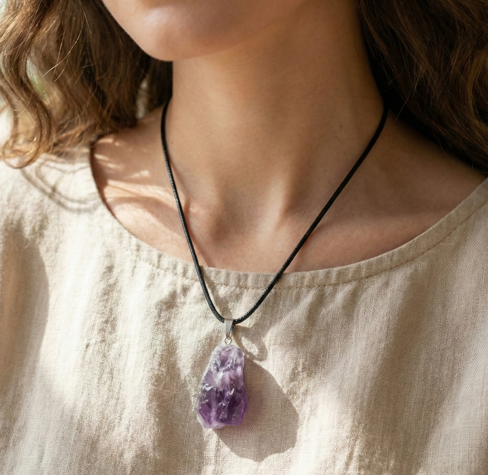 Vermar Crystals · Raw Healing Crystal Pendant Collection