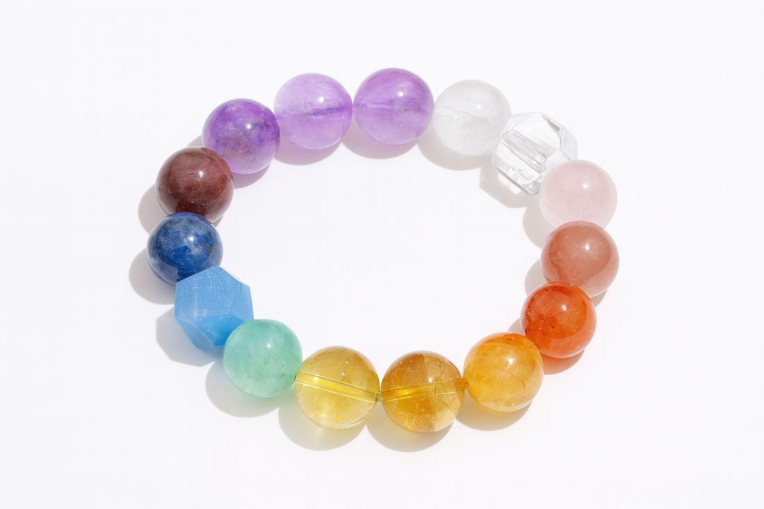Rainbow Gradient Luxury Multi-Gemstone Bracelet