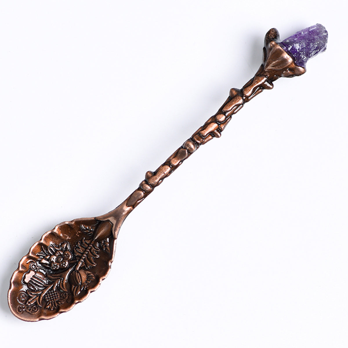 Enchanted Crystal Alchemy Spoons · Handcrafted Witchy Ritual Stirring Spoon